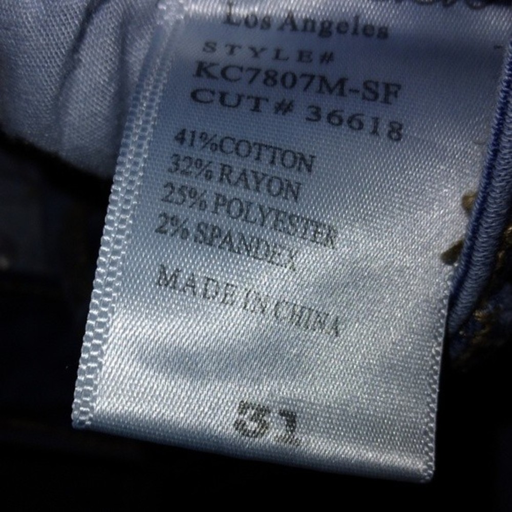 Kancan Jeans Bootcut Button Close Size 31 - image 5